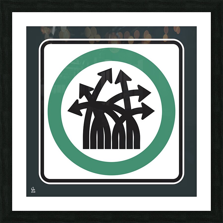 Traffic Delirium 043 Picture Frame print