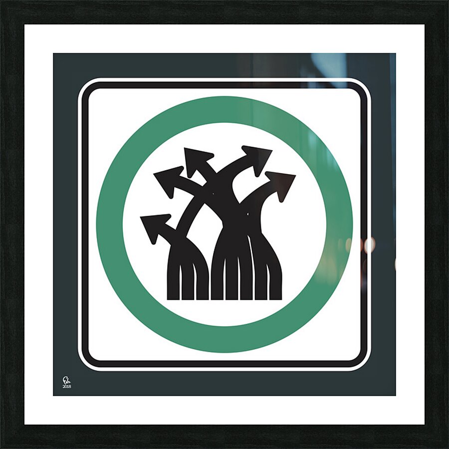 Traffic Delirium 050 Picture Frame print