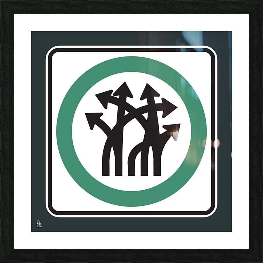 Traffic Delirium 040 Picture Frame print