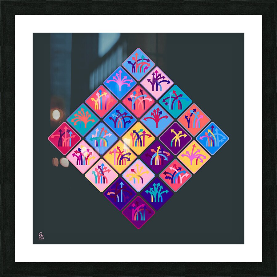 Traffic Circus 009 Picture Frame print