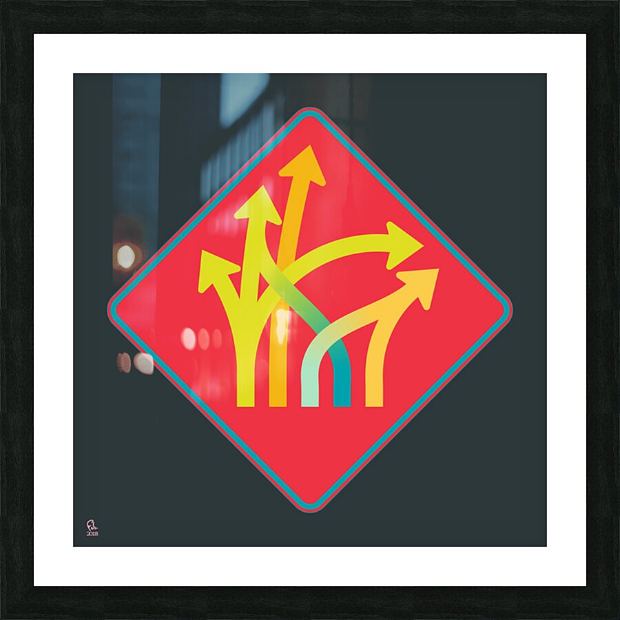 Traffic Circus 008 Picture Frame print