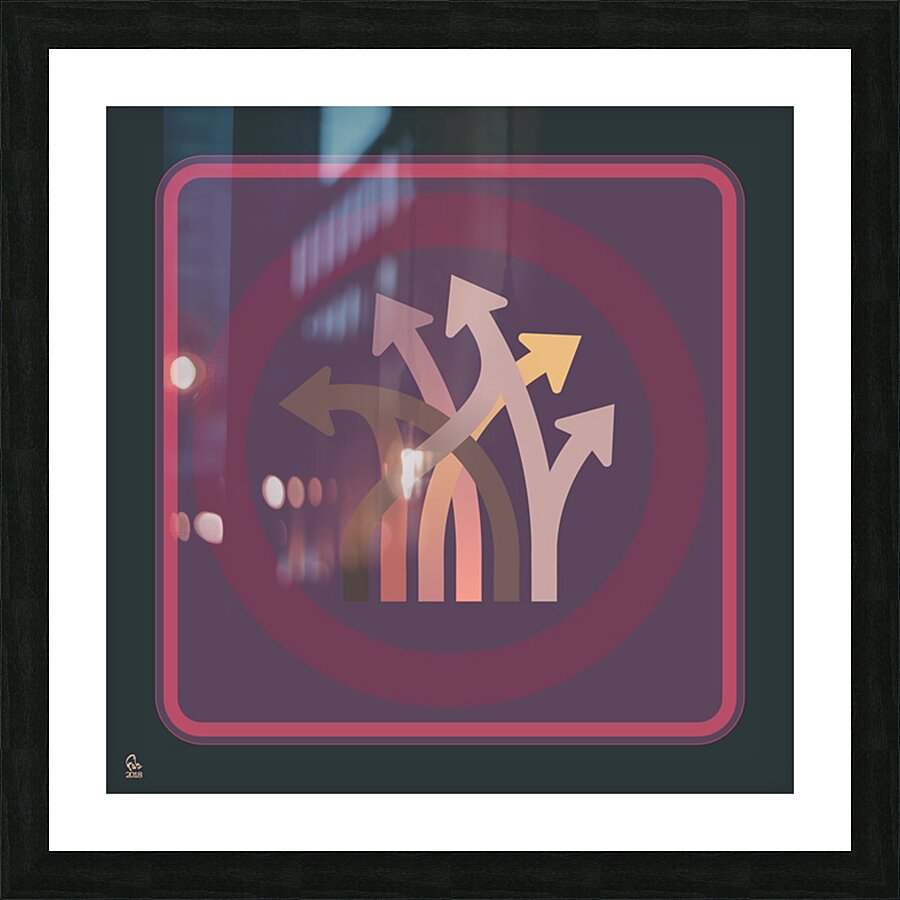 Traffic Circus 013 Picture Frame print