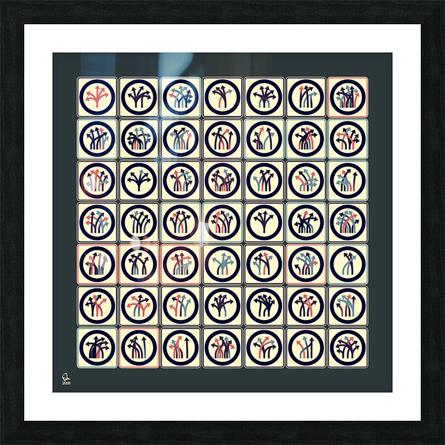 Traffic Circus 017 Picture Frame print