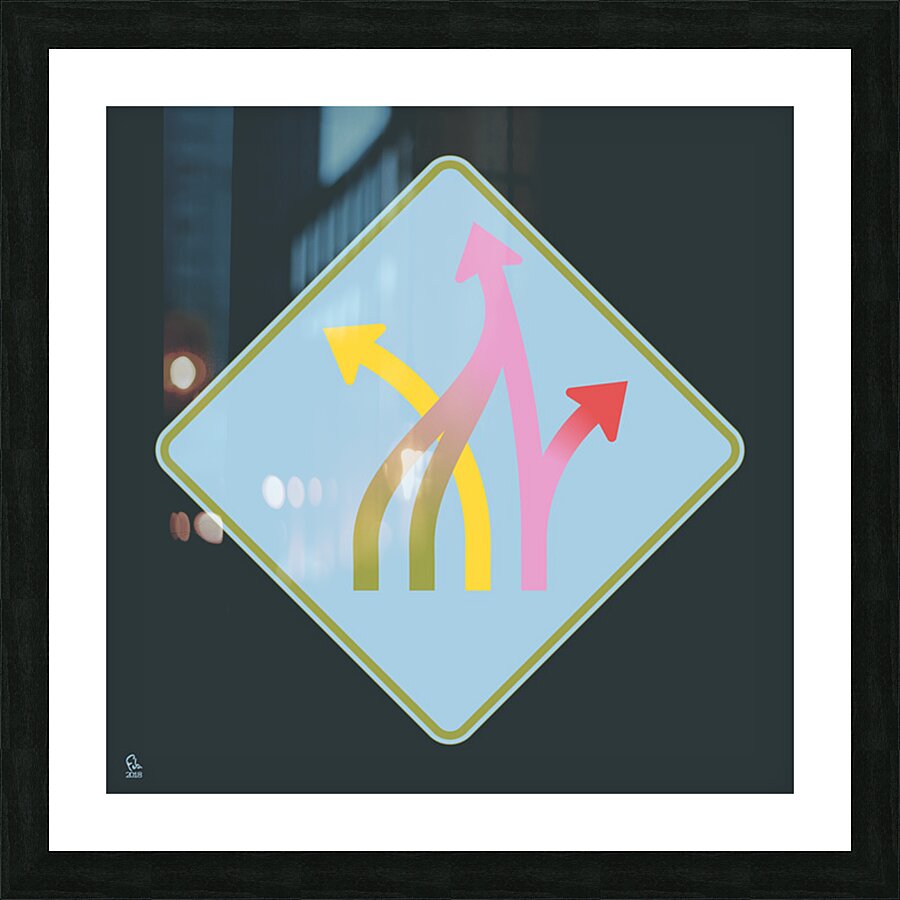 Traffic Circus 012 Picture Frame print