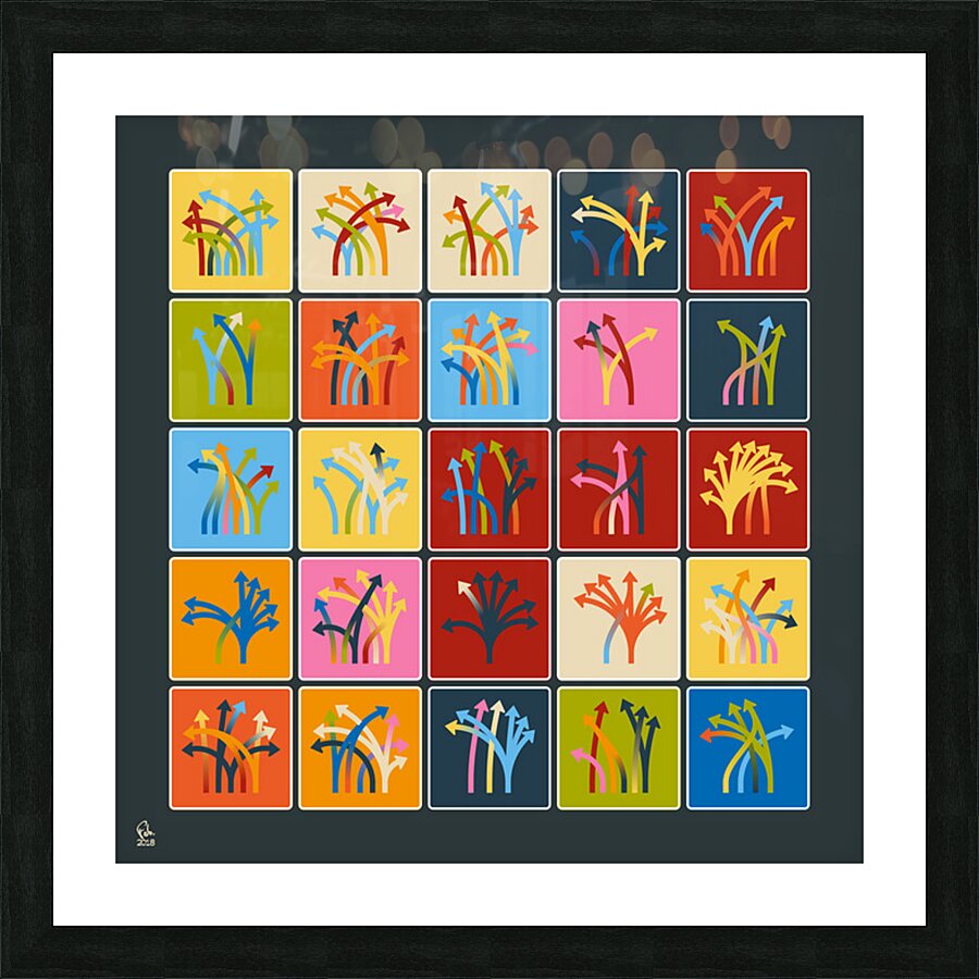 Traffic Circus 011 Picture Frame print