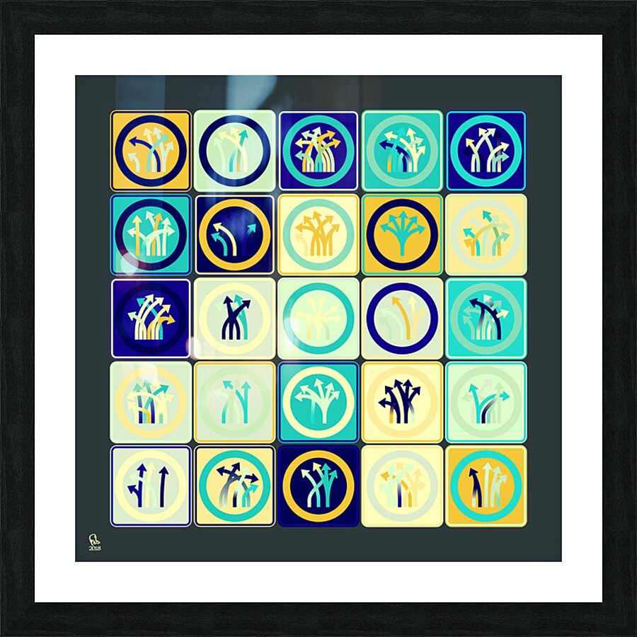 Traffic Circus 015 Picture Frame print