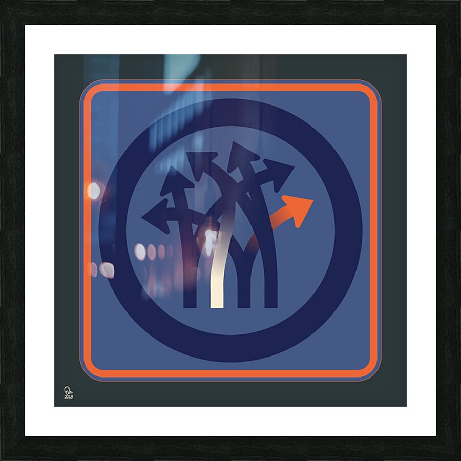 Traffic Circus 014 Picture Frame print