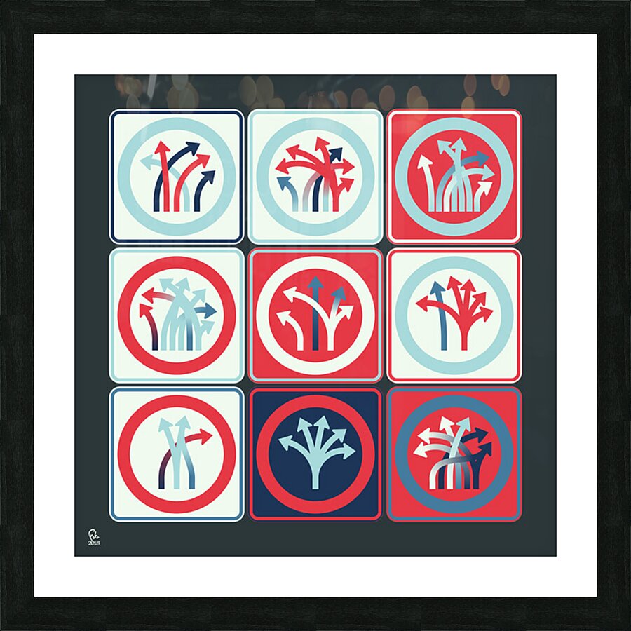 Traffic Circus 020 Picture Frame print