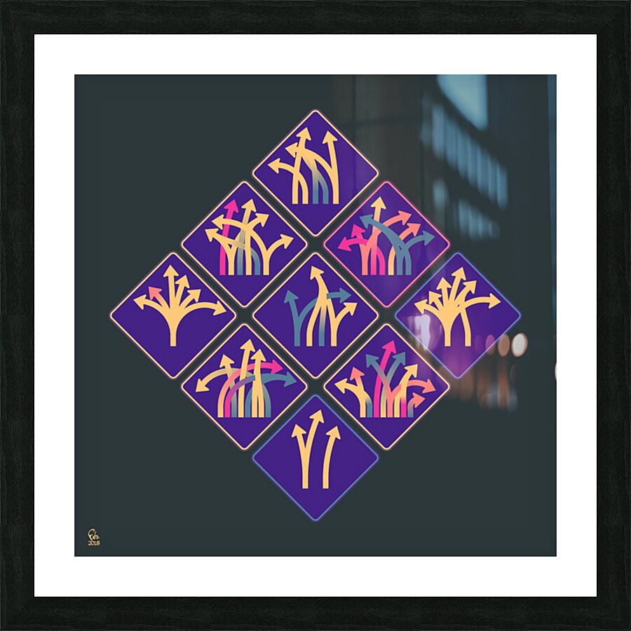 Traffic Circus 024 Picture Frame print