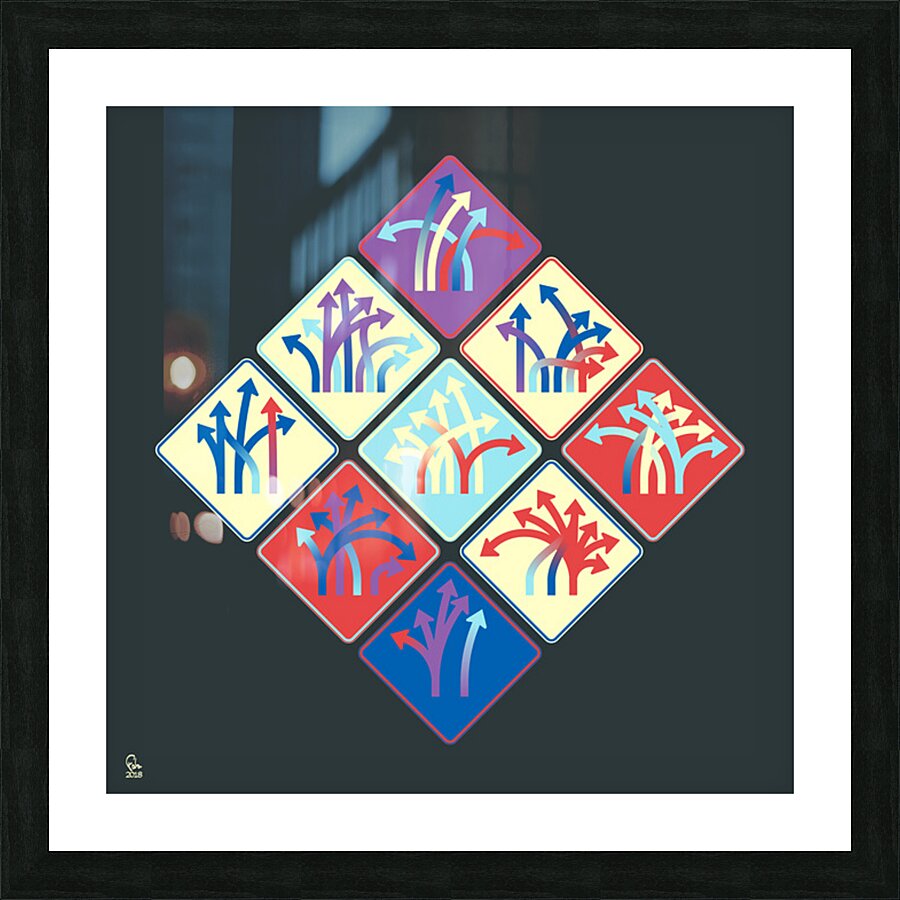 Traffic Circus 026 Picture Frame print