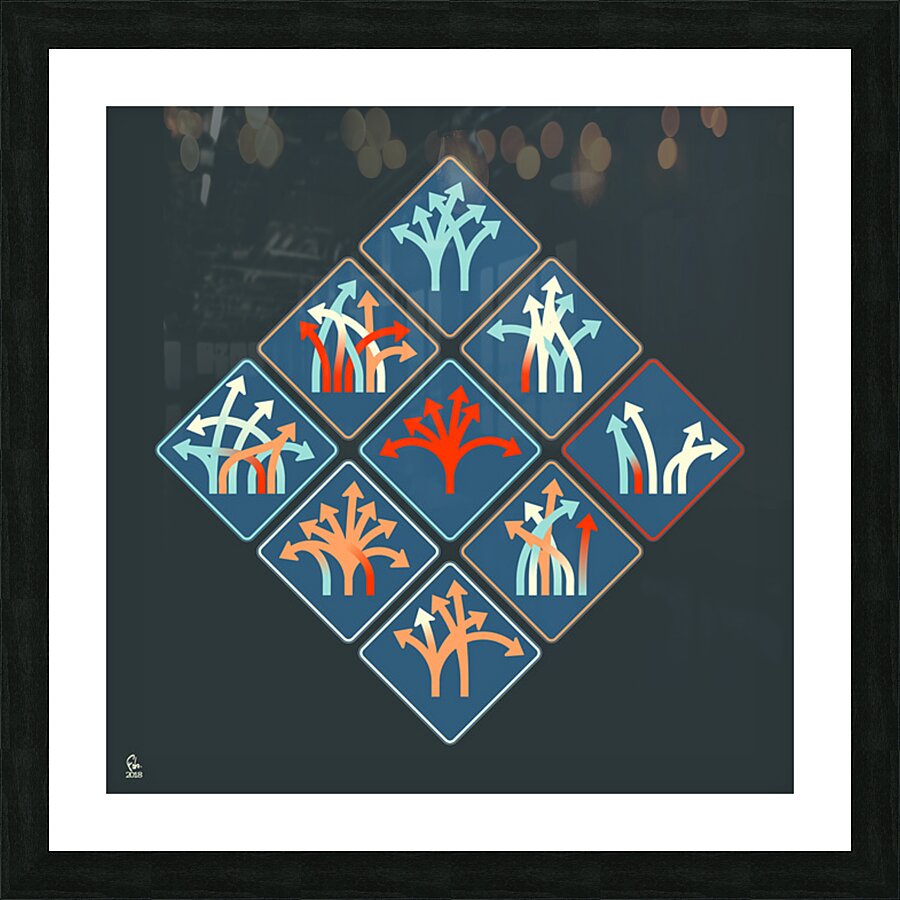 Traffic Circus 048 Picture Frame print