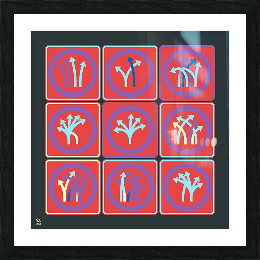 Traffic Circus 040 Picture Frame print