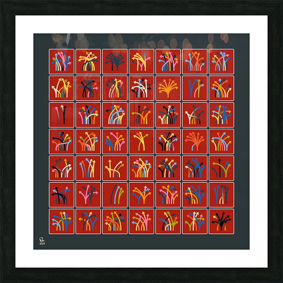 Traffic Circus 051 Picture Frame print