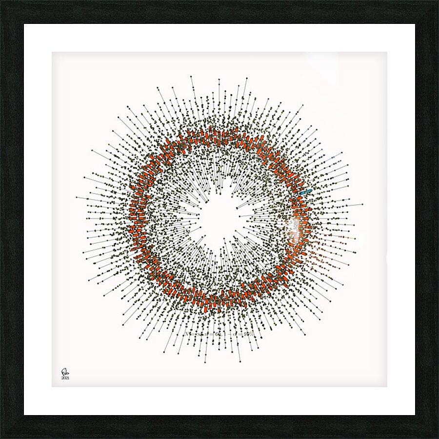 128 confidence intervals N=∞ n=60 1-alpha=99% - theme 1 Picture Frame print