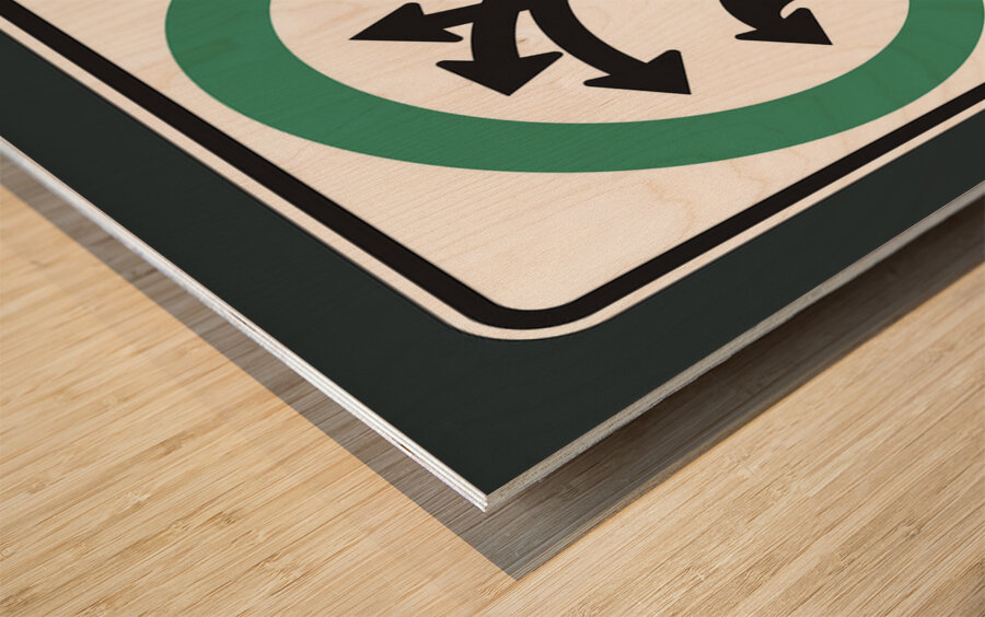 Traffic Delirium 001 Wood print