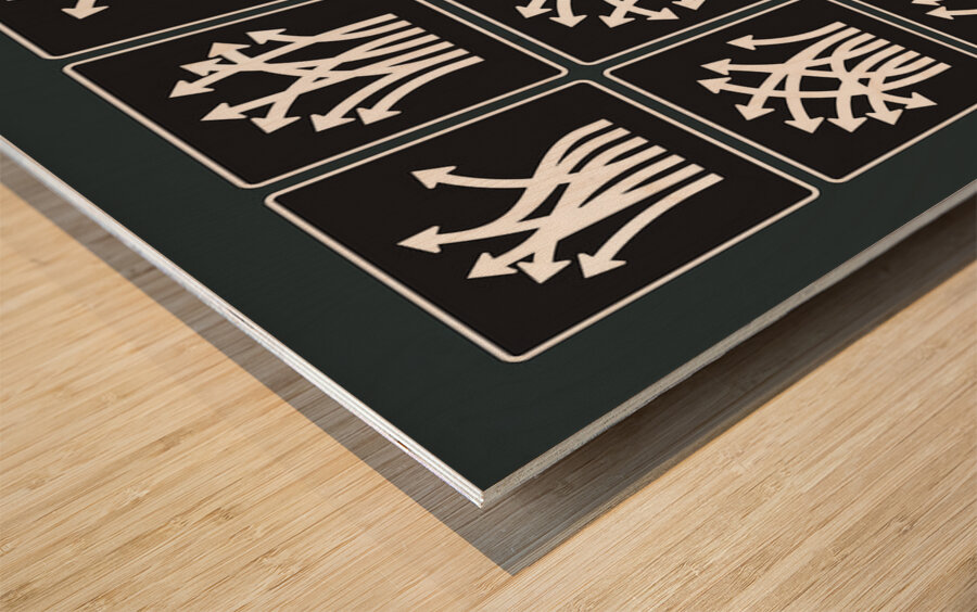 Traffic Delirium 032 Wood print