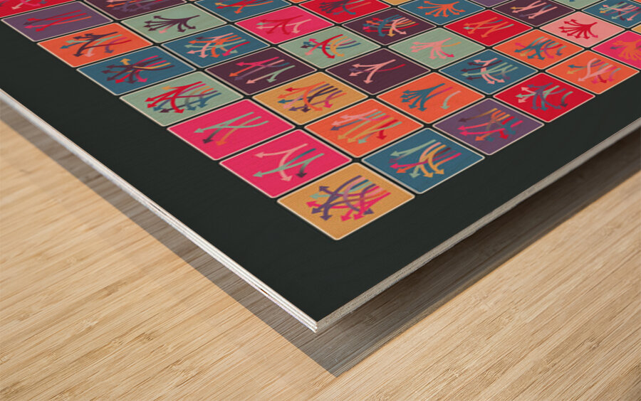 Traffic Circus 006 Wood print