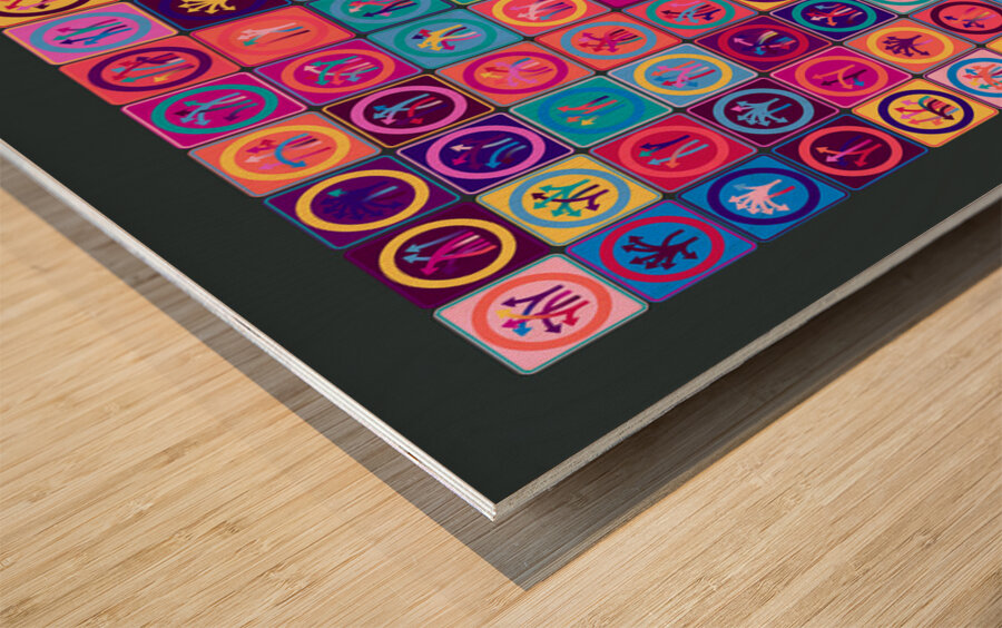 Traffic Circus 003 Wood print