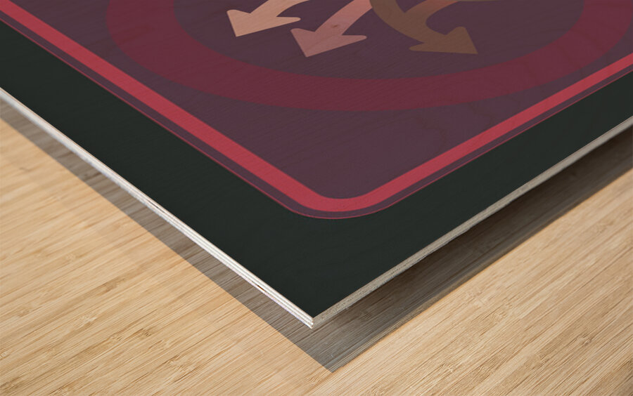 Traffic Circus 013 Wood print