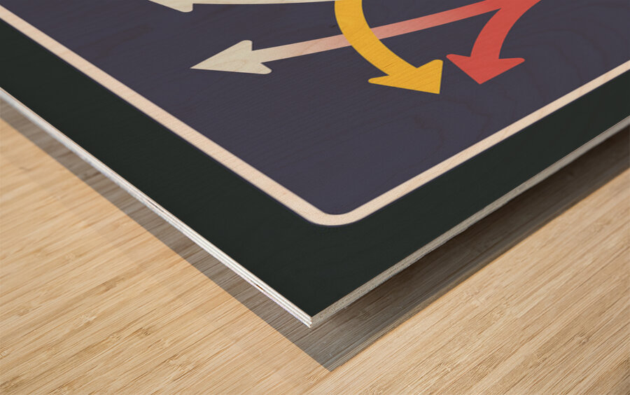 Traffic Circus 019 Wood print