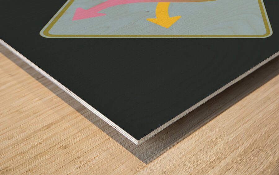 Traffic Circus 012 Wood print