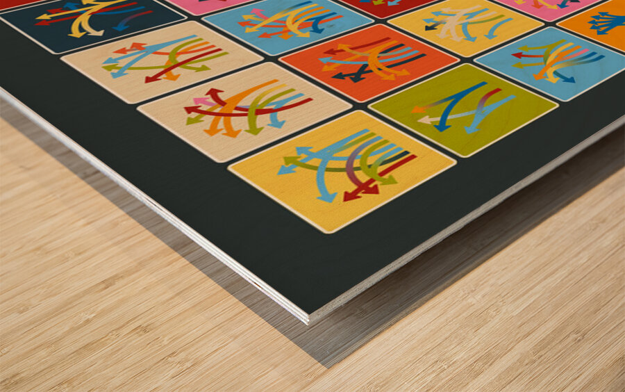 Traffic Circus 011 Wood print