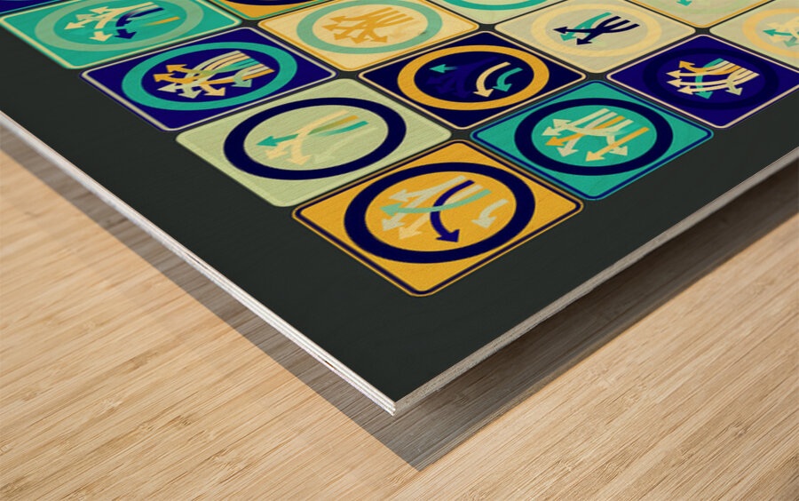 Traffic Circus 015 Wood print