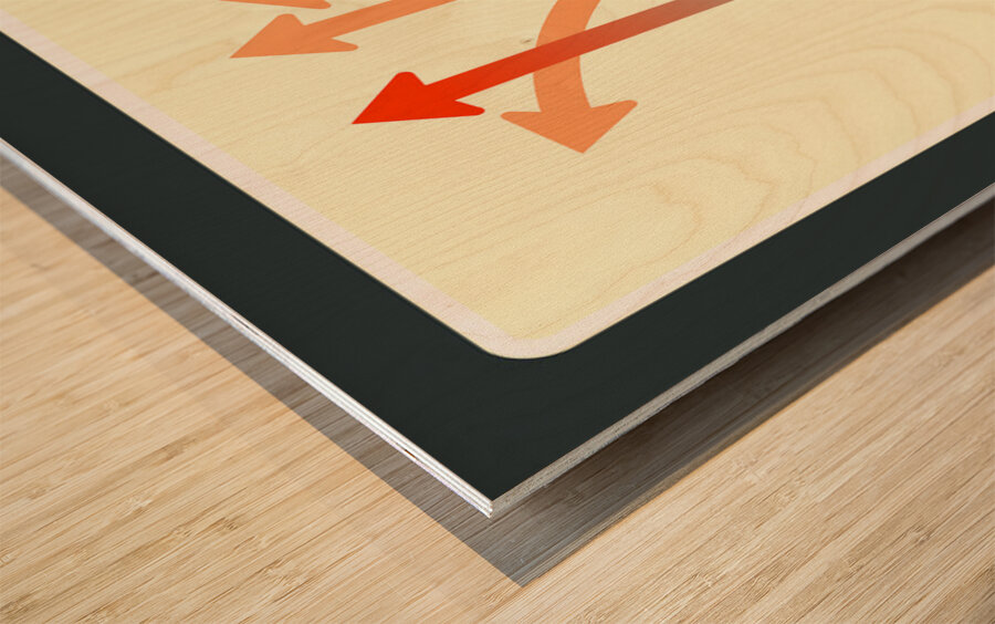 Traffic Circus 010 Wood print