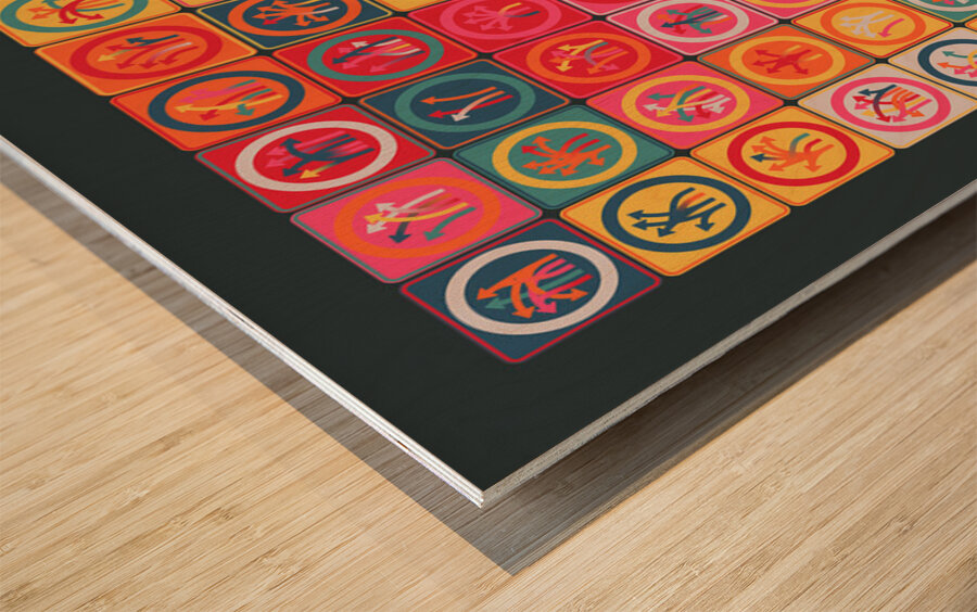 Traffic Circus 022 Wood print