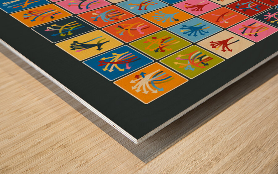 Traffic Circus 027 Wood print