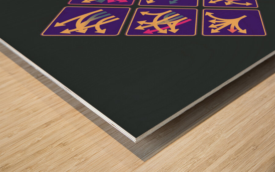 Traffic Circus 024 Wood print