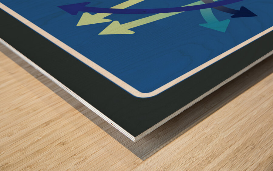 Traffic Circus 025 Wood print