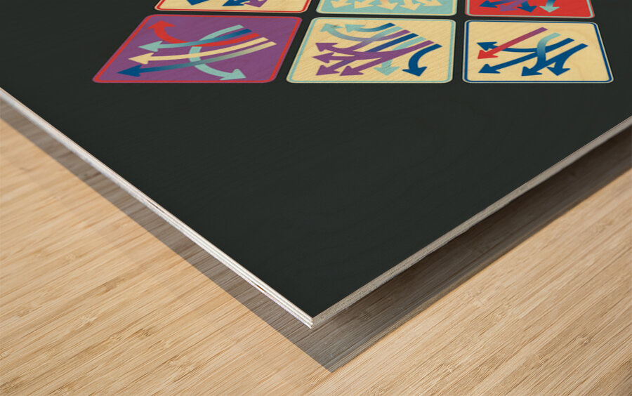 Traffic Circus 026 Wood print