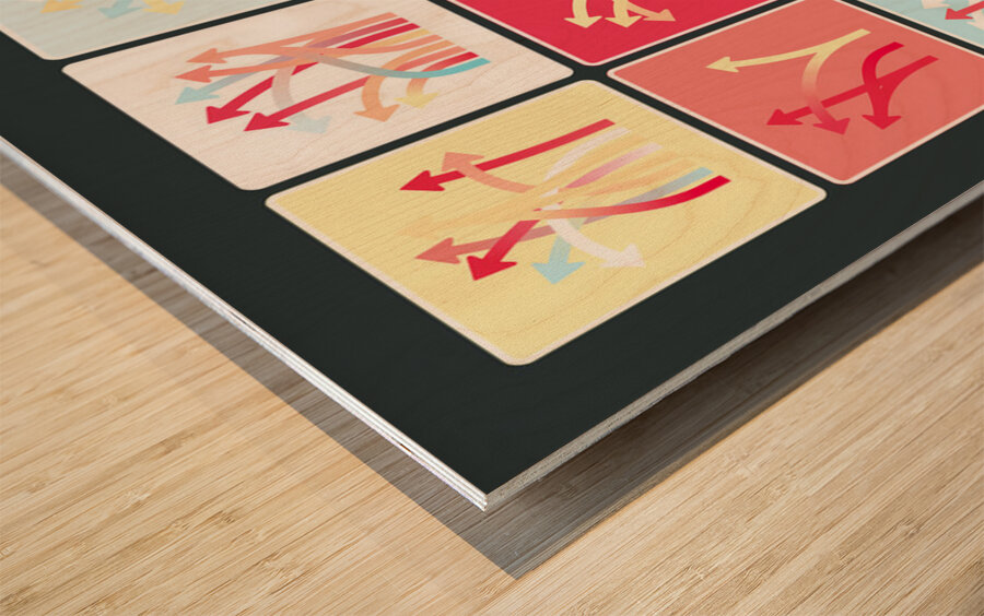 Traffic Circus 029 Wood print