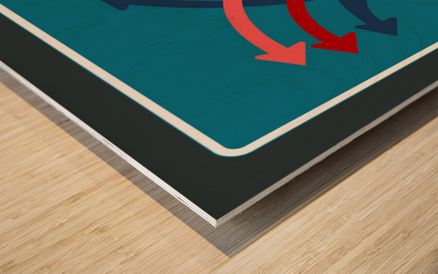 Traffic Circus 028 Wood print