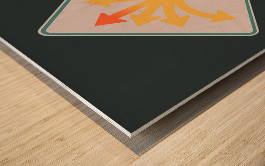 Traffic Circus 044 Wood print