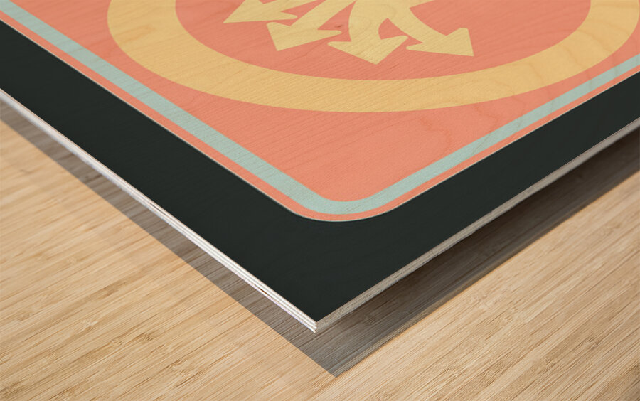 Traffic Circus 030 Wood print