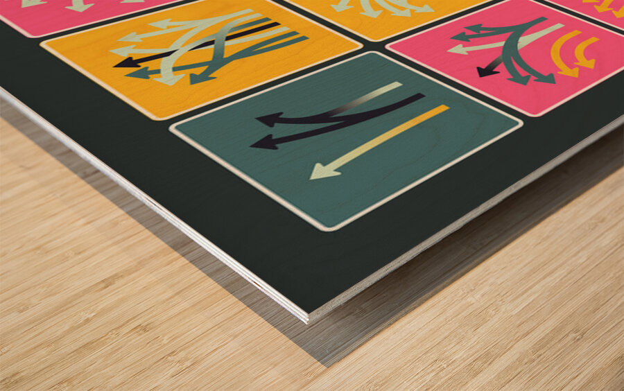 Traffic Circus 046 Wood print