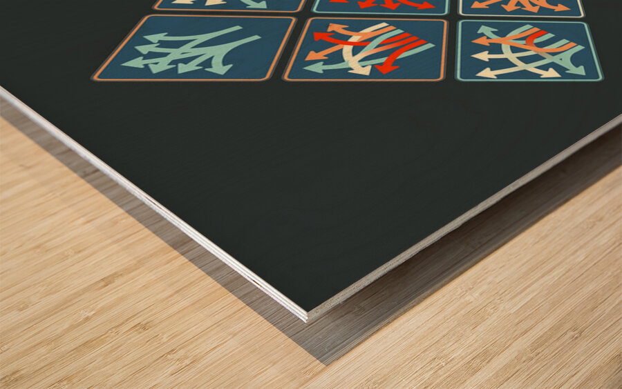 Traffic Circus 048 Wood print