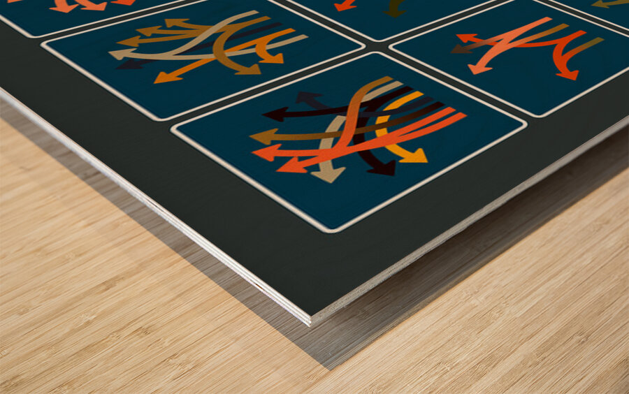 Traffic Circus 043 Wood print