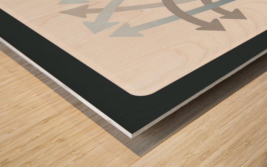 Traffic Circus 050 Wood print