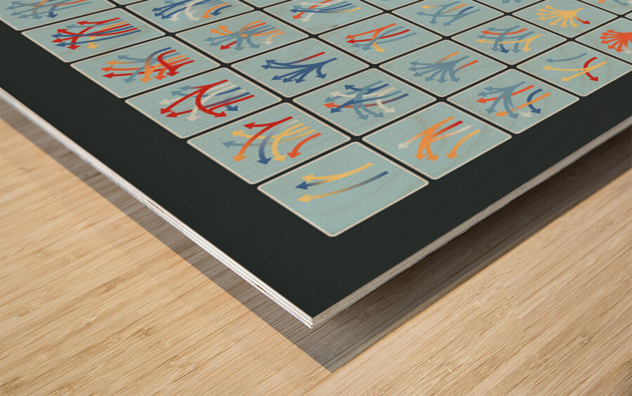 Traffic Circus 032 Wood print