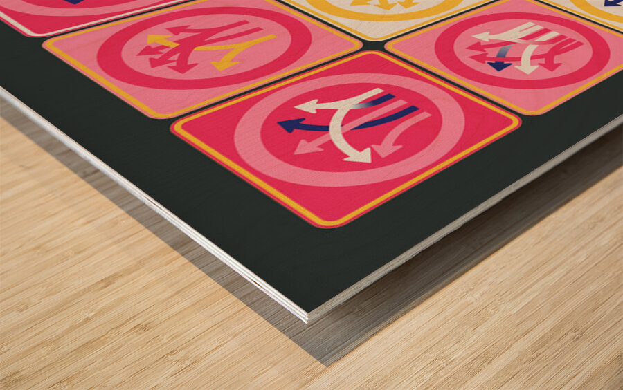 Traffic Circus 035 Wood print