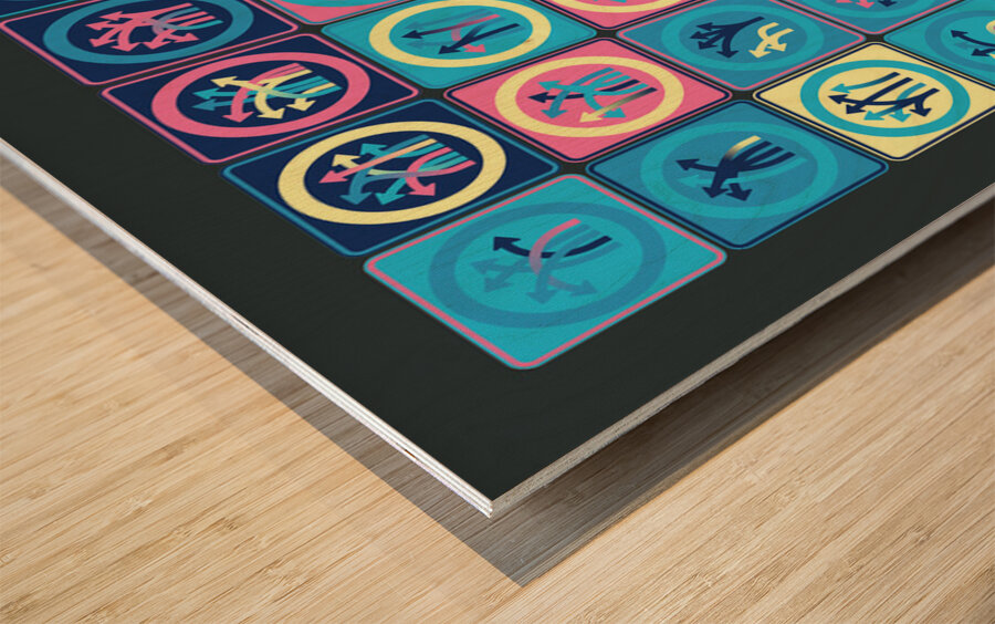 Traffic Circus 042 Wood print