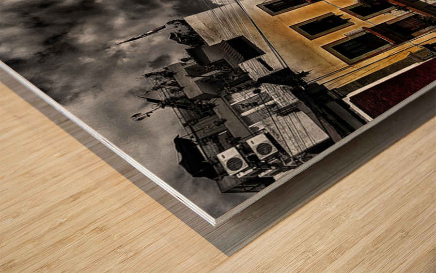 The Calm Before the Storm Wood print