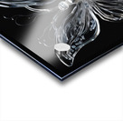 a breathtaking crystal quartz glass sculptu ofdel Acrylic print