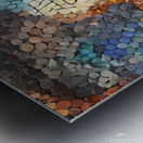 mosaics abstract art Metal print