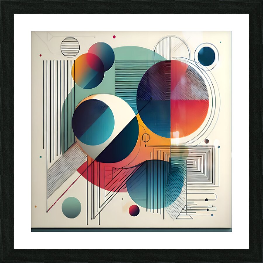 abstract art design 1 Picture Frame print