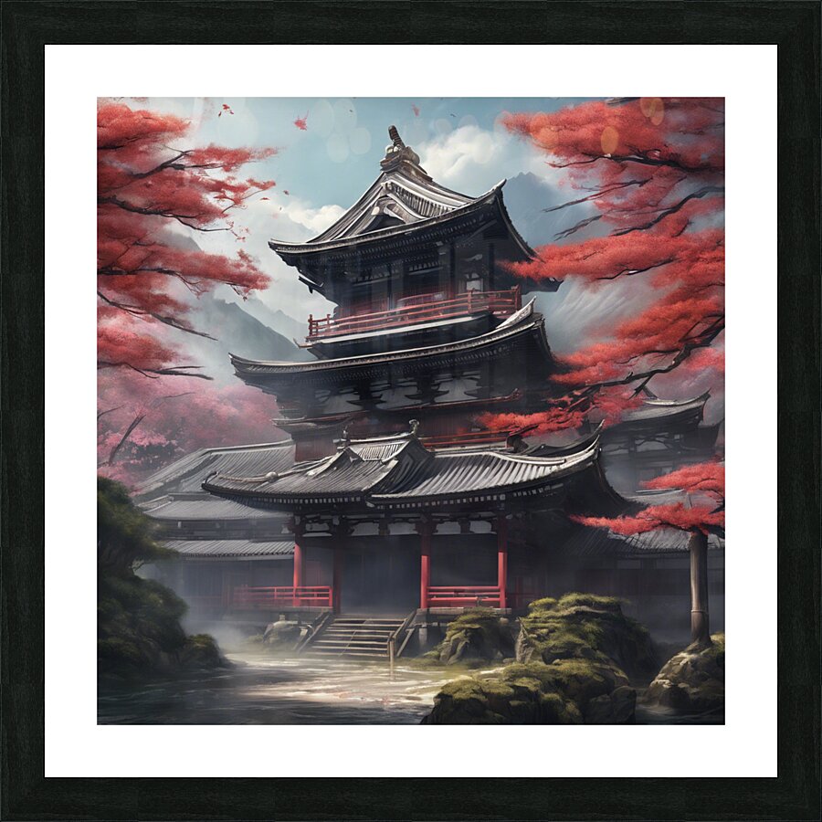   beautiful japaneese Kanji art Picture Frame print