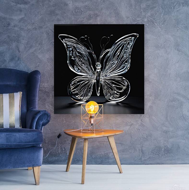 a breathtaking crystal quartz glass sculptu ofdel Reproduction